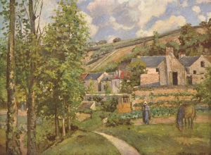 C. P. (1874)  "Paisatge a Pontoise" –  Winterthur, Fundació Oskar Reinhart  